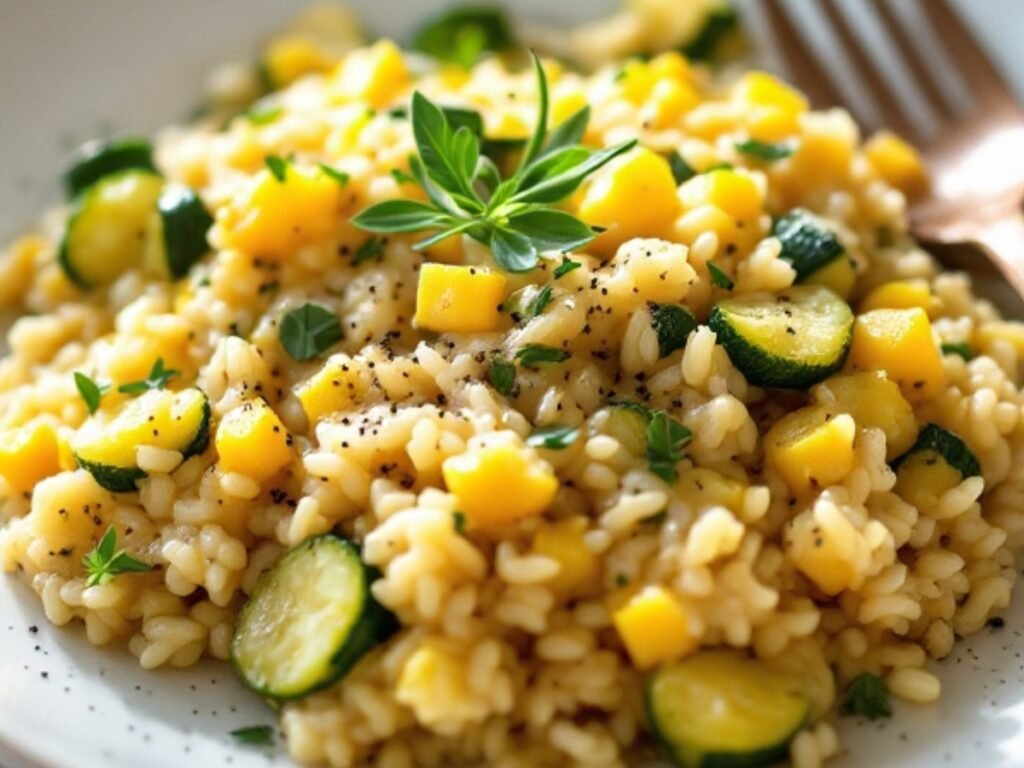 Summer Squash Risotto