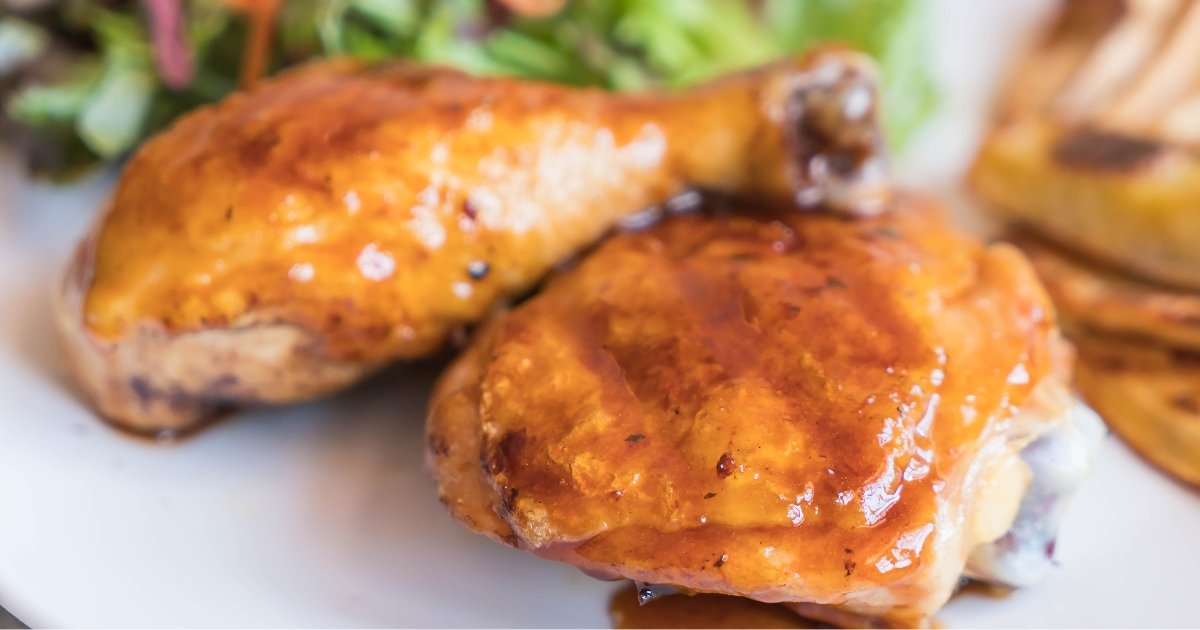 Baked Maple Dijon Chicken Breast With Toasted Pecan Sweet Potato Mashed