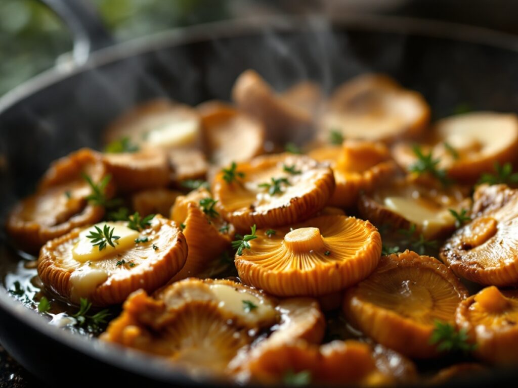 Sautéed Lion's Mane Mushrooms