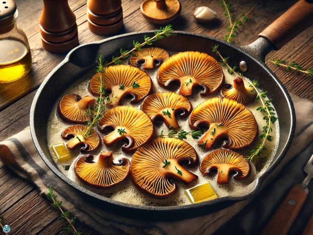 Sautéed Lion's Mane Mushrooms