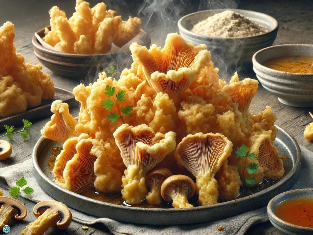 Lion's Mane Mushroom Tempura