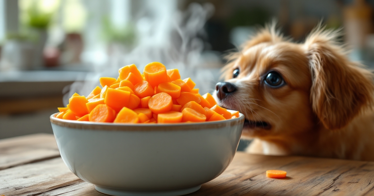 How to cook carrots for dogs