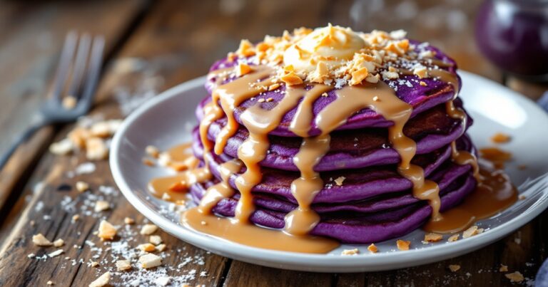 ube pancakes