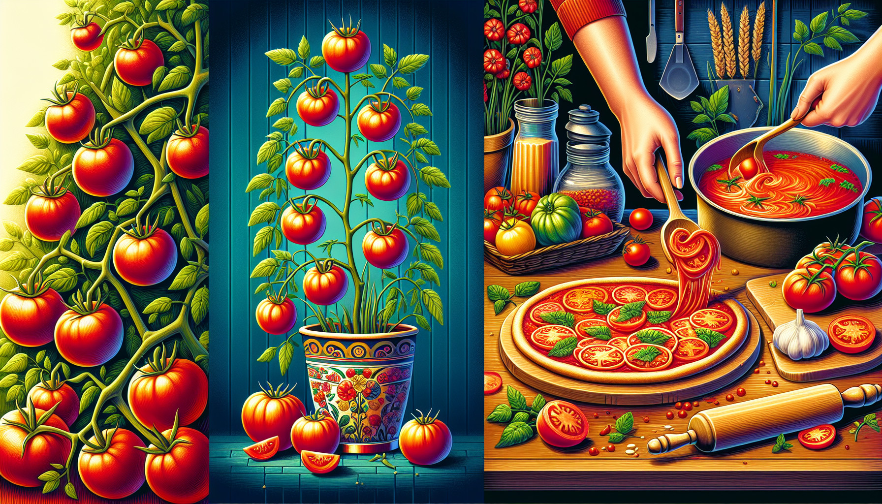 Tomatoes in European cuisine