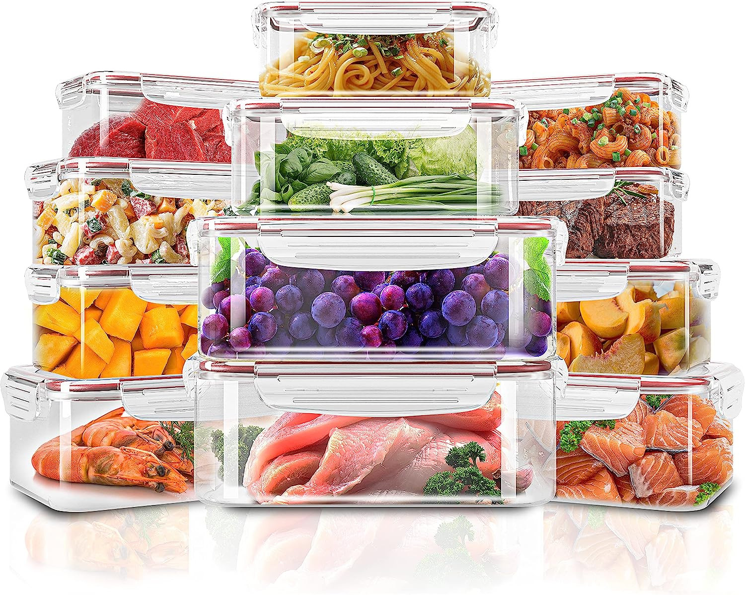 Utopia Kitchen Glass Containers
