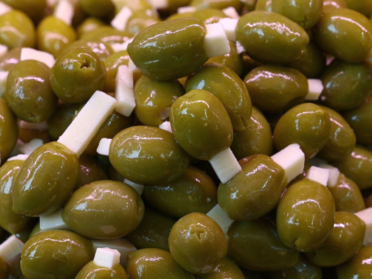 Cheese Stuffed Green Olives