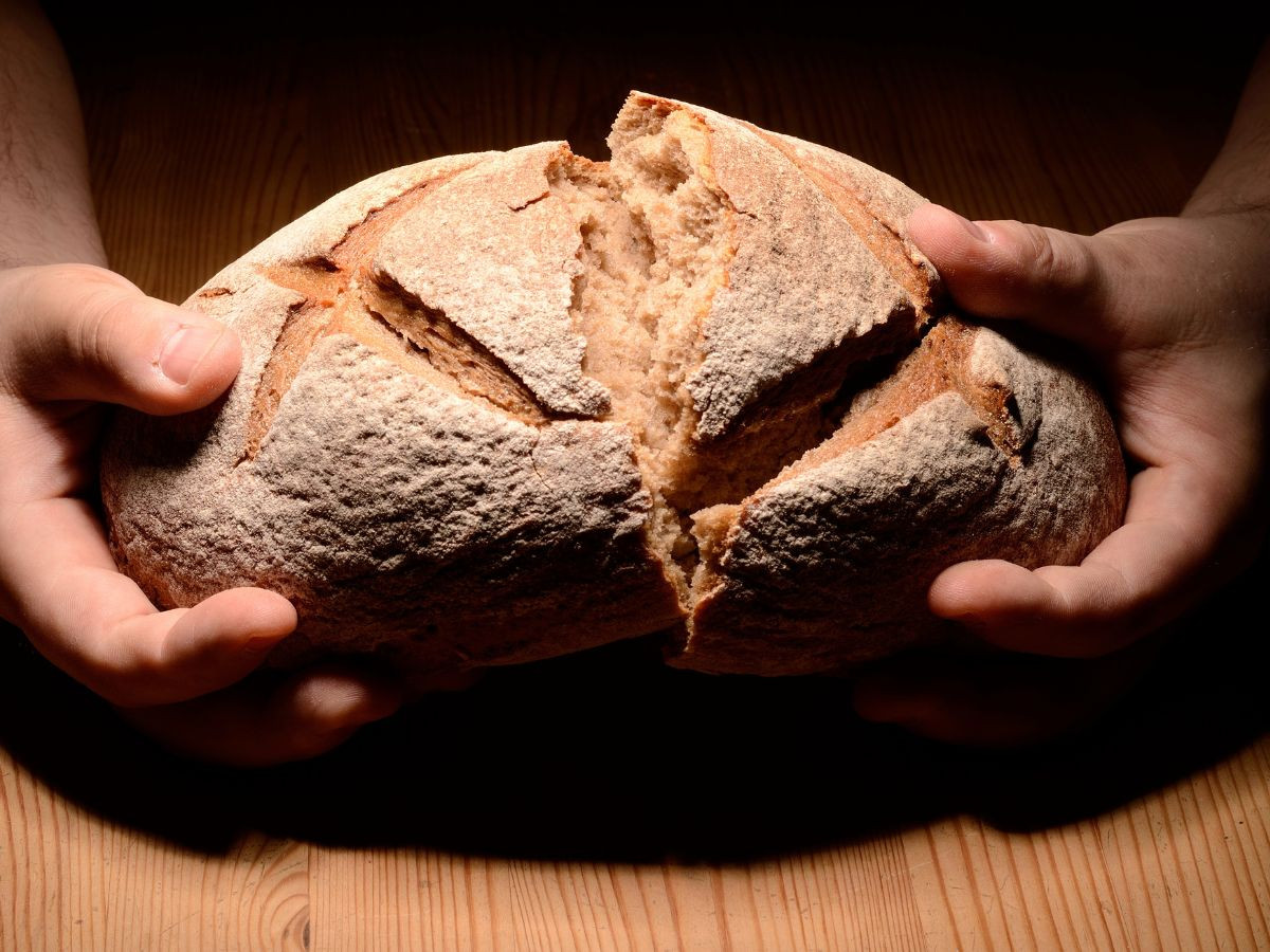Breaking Bread in Half