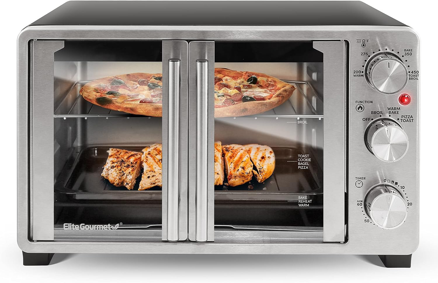 Elite Gourmet Countertop Toaster Oven