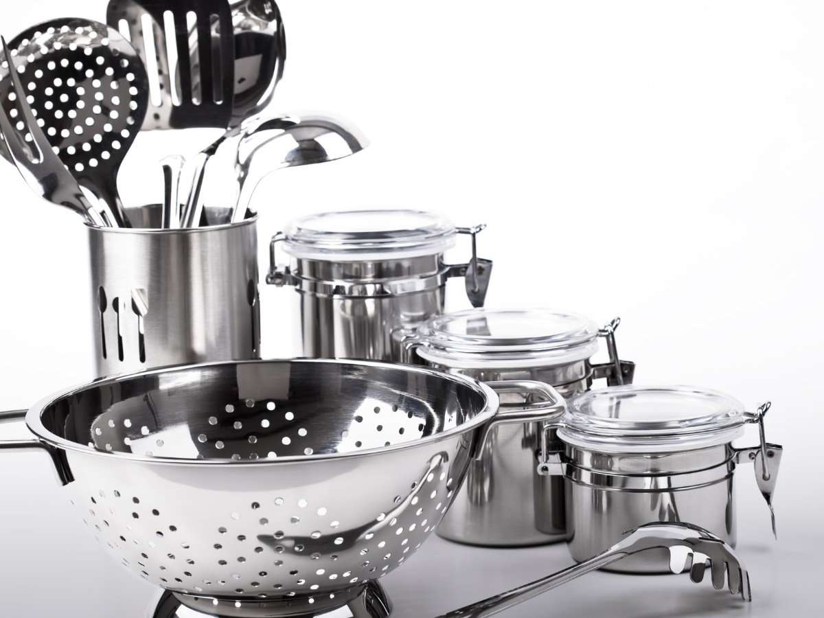 The best non toxic cooking utensils.
Stainless steel