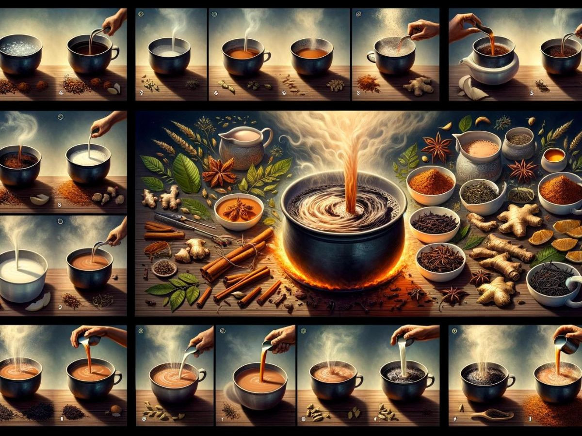 The diagram on How To Make Chai Tea