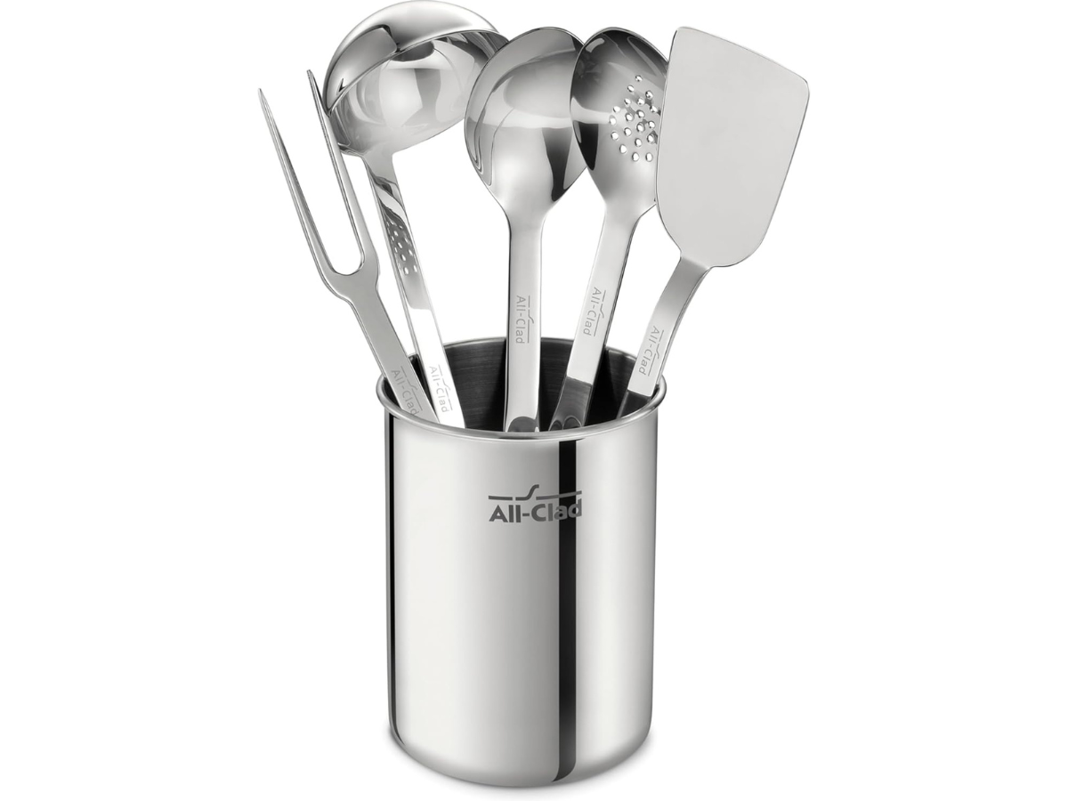 The best non toxic cooking utensils: All-clad stainless steel kitchen set