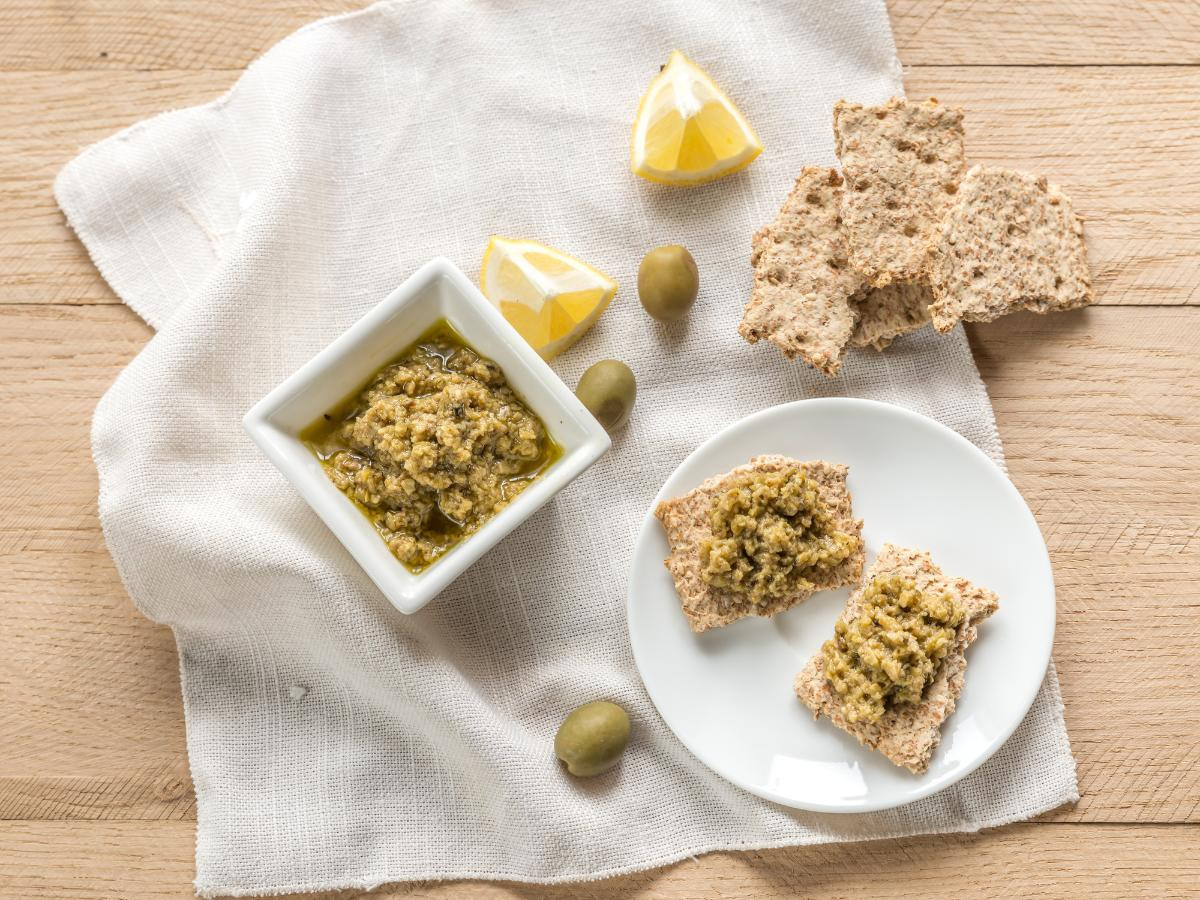 using green olive tapenade