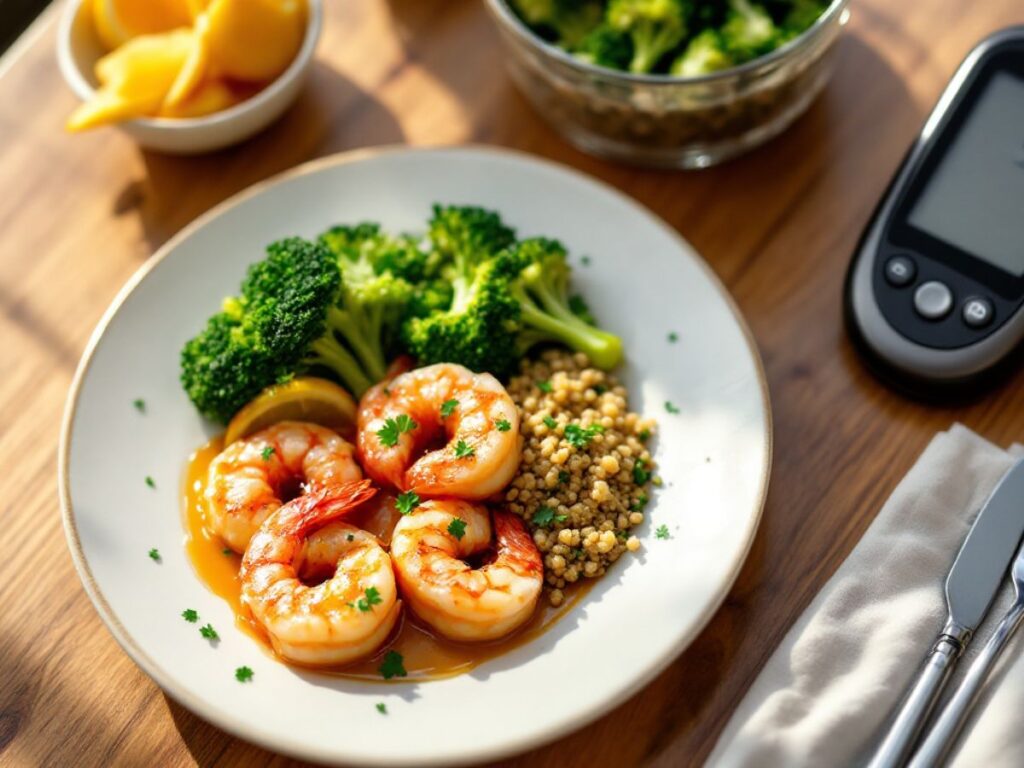 is shrimp good for diabetics