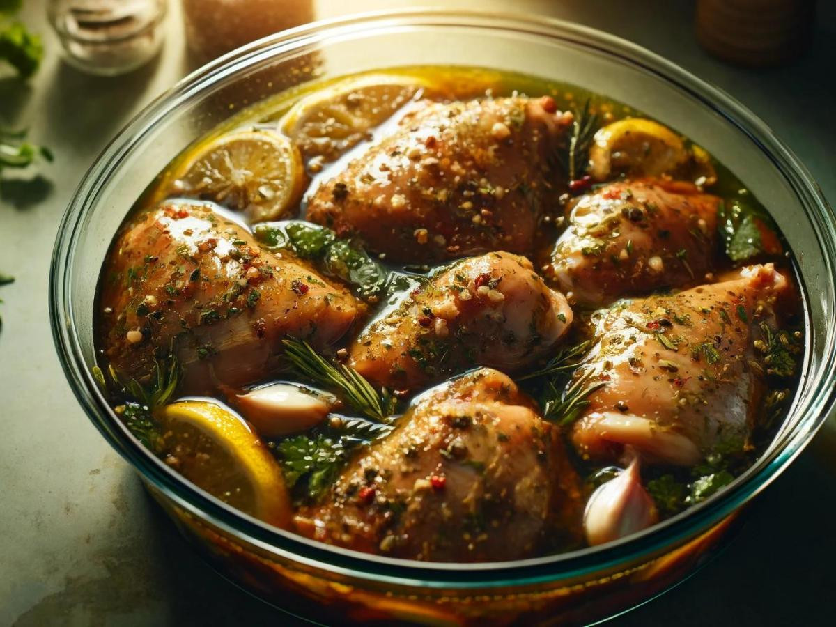 marinating greek chicken thighs