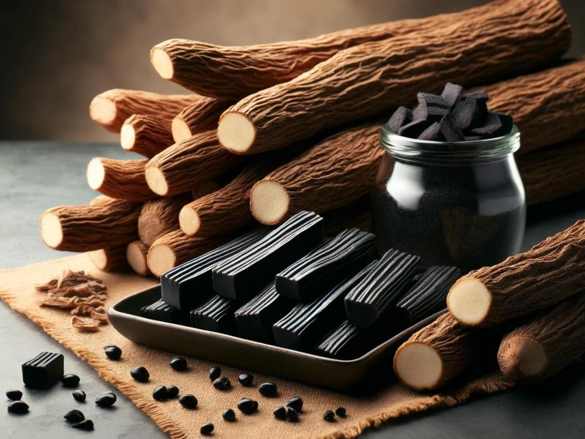 licorice in multiple forms