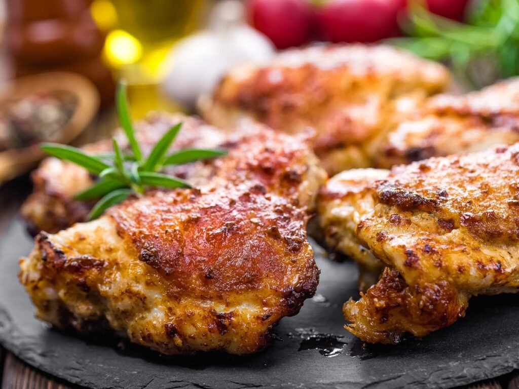 Greek Marinated Grilled Chicken Thighs