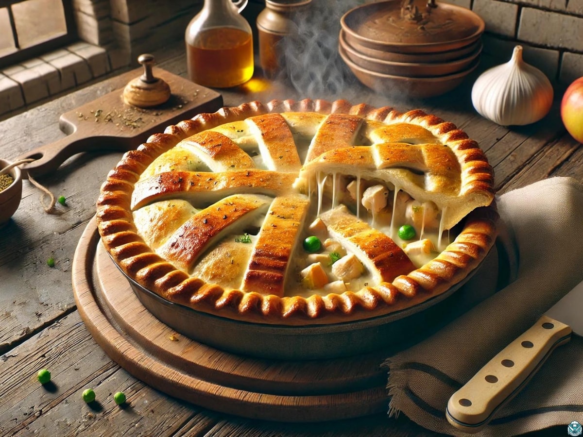 beautiful chicken pot pie