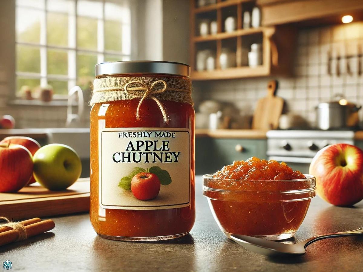 jarred apple chutney