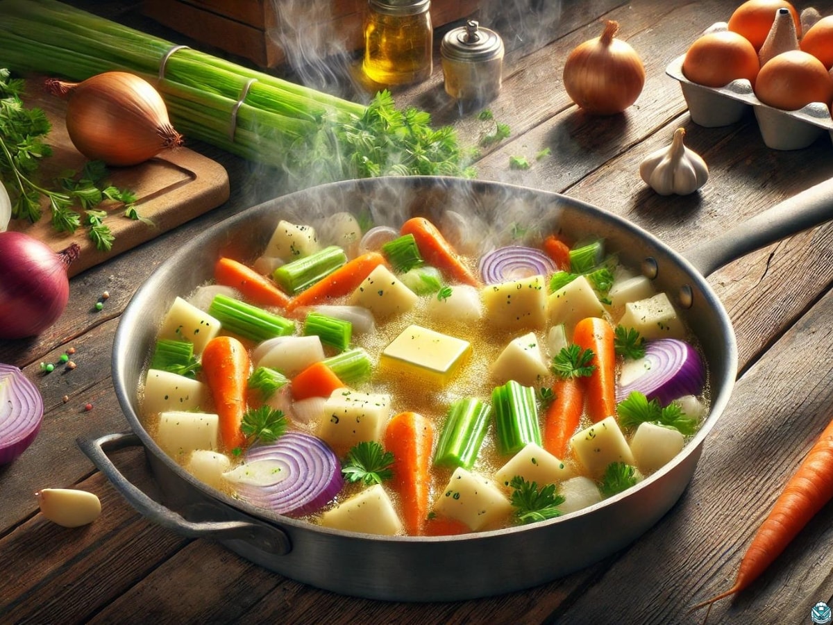 cooking vegetables