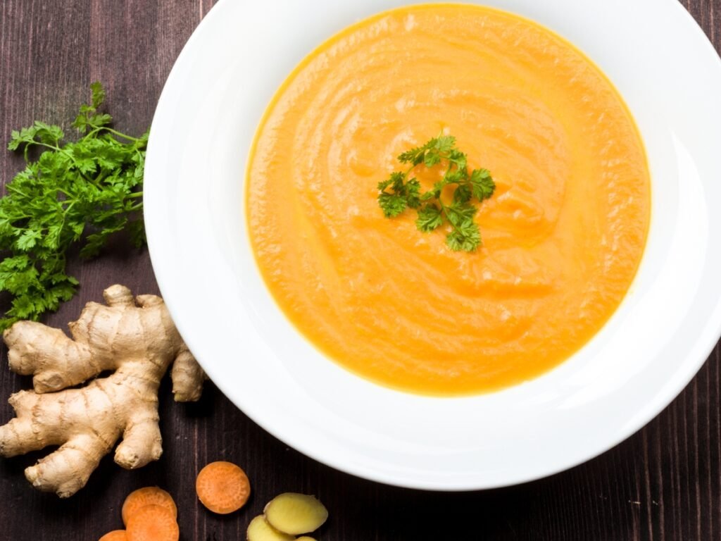 Carrot ginger soup