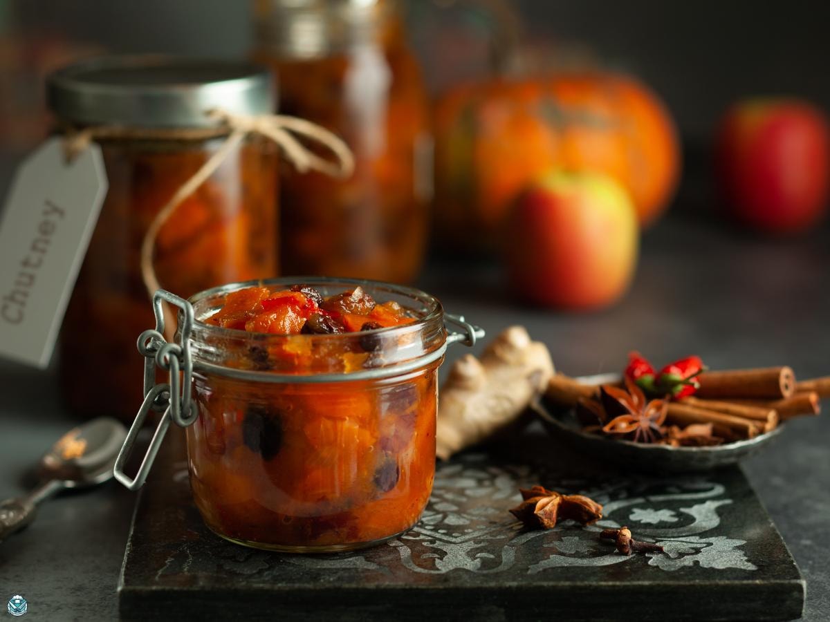 homemade apple chutney