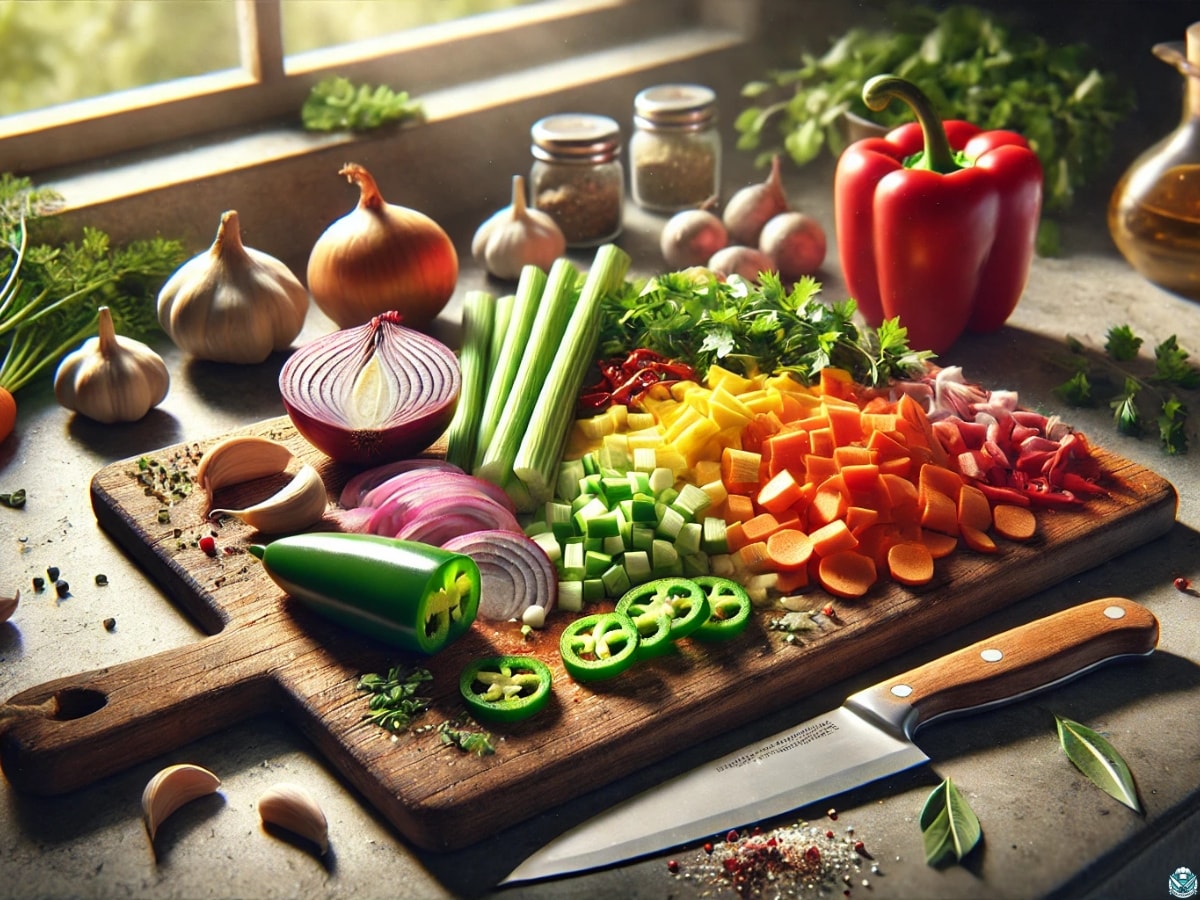 ingredients for black bean soup