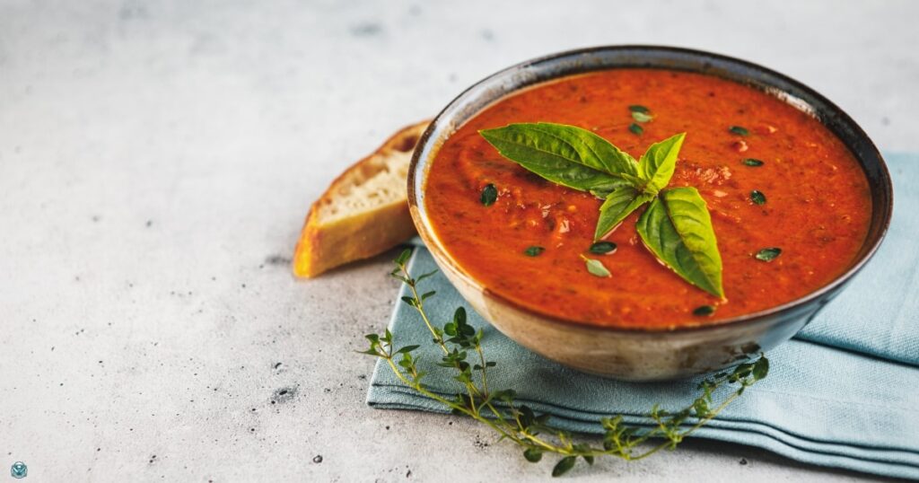 Roasted Tomato Basil Soup