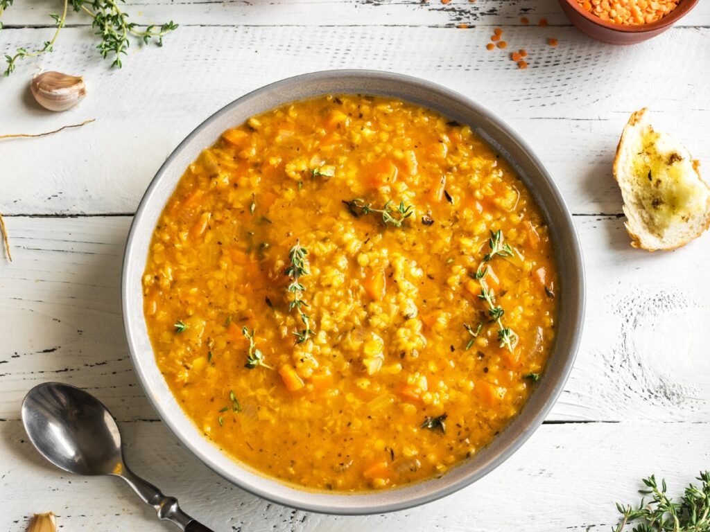 Carrot and Red Lentil Soup