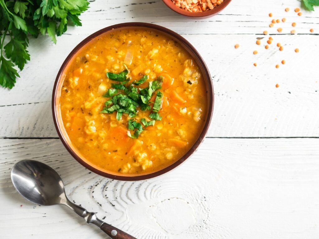 Carrot and Red Lentil Soup