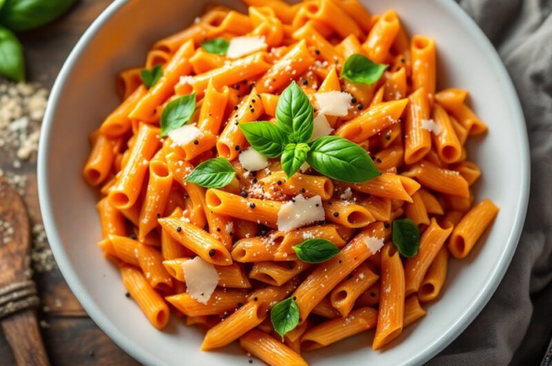 The Best Ever Spicy Vodka Pasta Recipe – Creamy, Spicy, and Full of Flavor!