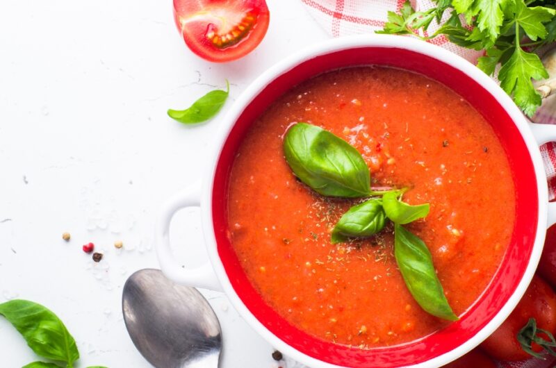 Roasted Tomato Basil Soup Recipe