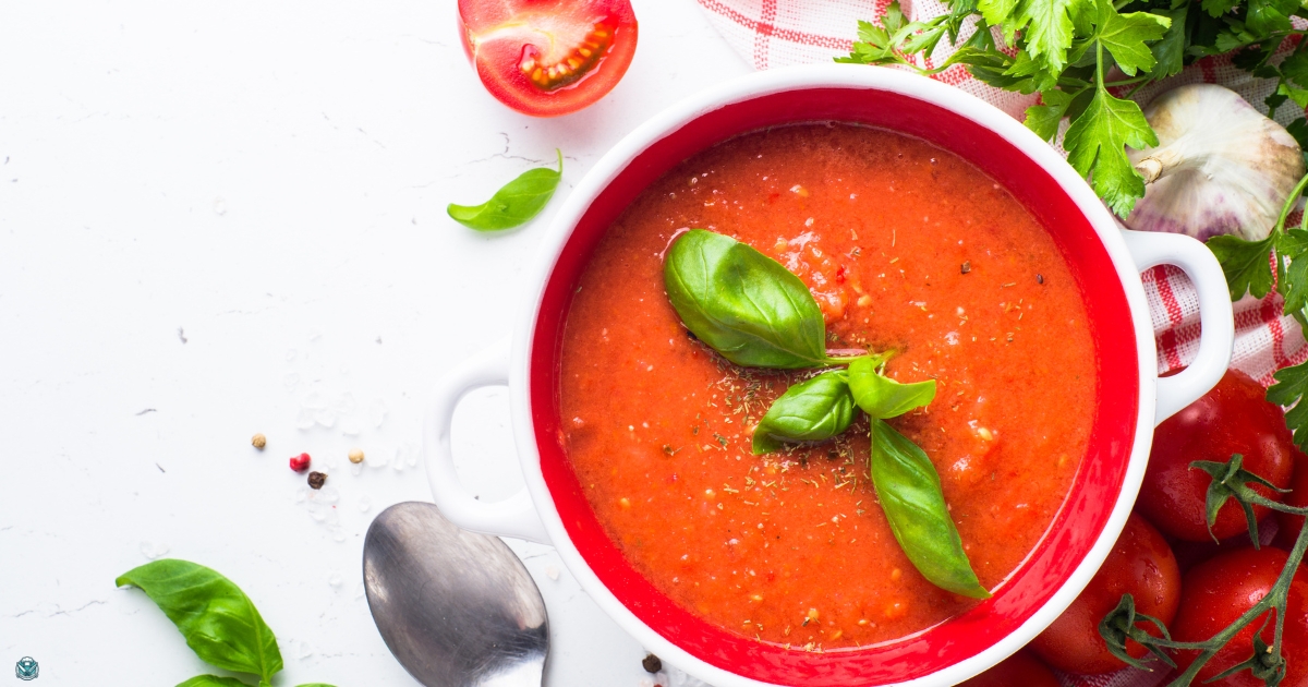 Roasted Tomato Basil Soup