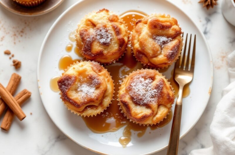 Cinnamon Sugar French Toast Muffins