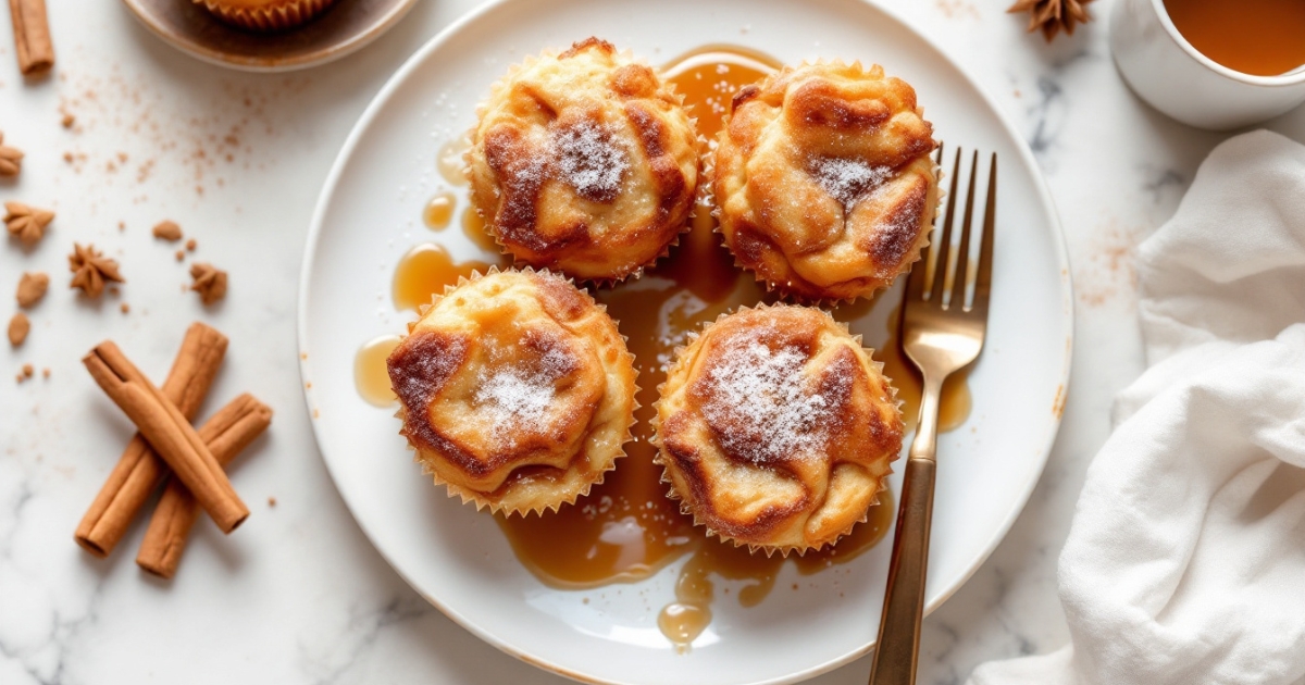 Cinnamon Sugar French Toast Muffins