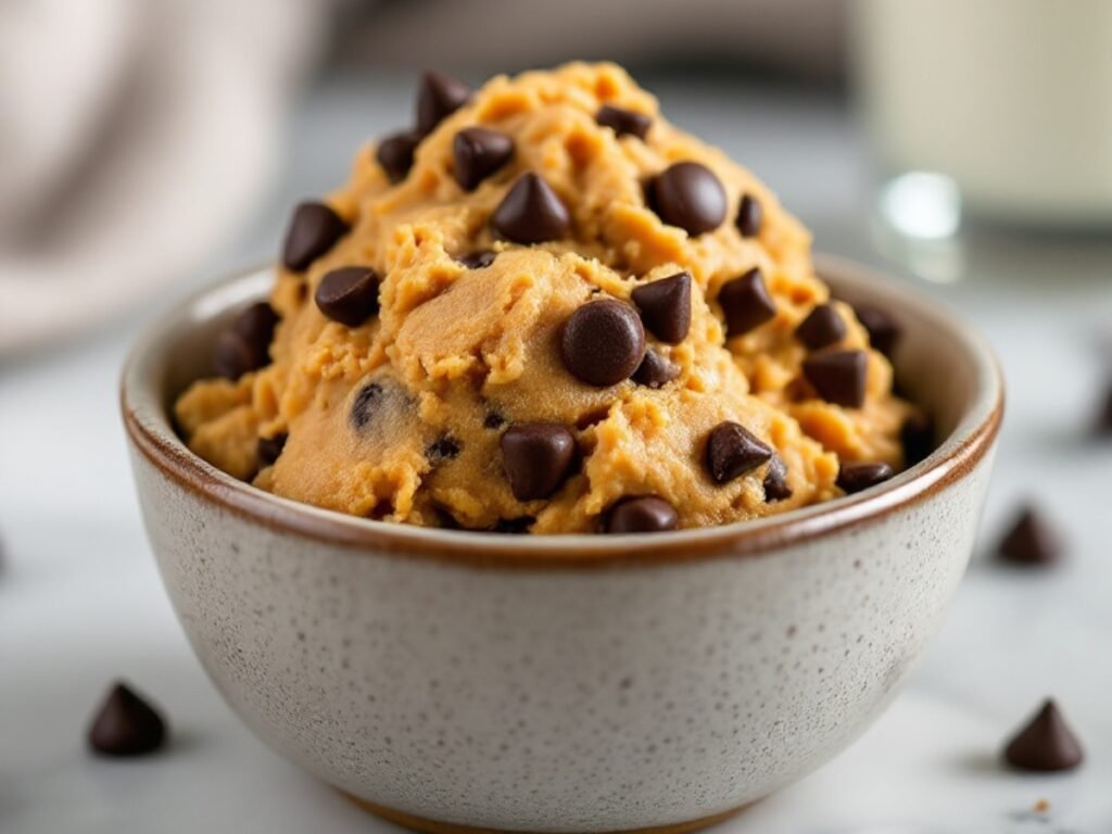 Edible chickpea cookie dough