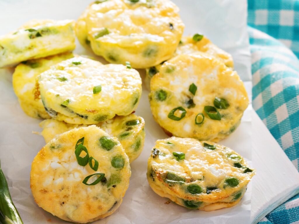 Mini Zucchini Feta Frittata