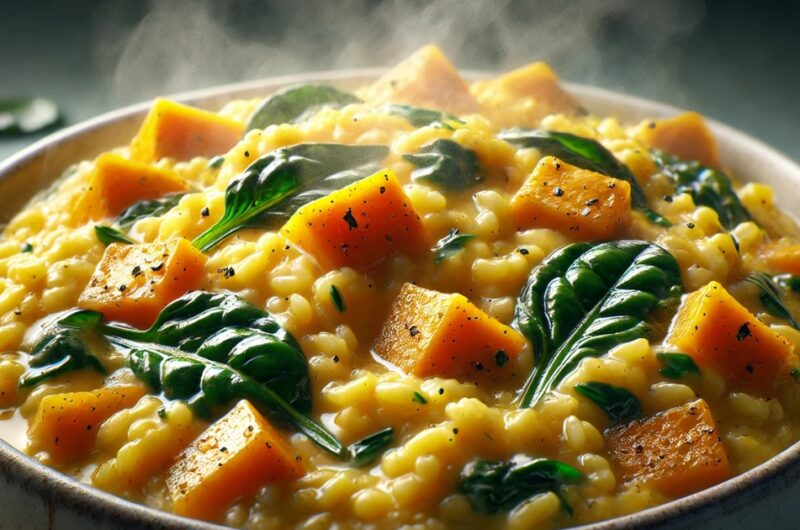 Roasted Butternut squash risotto