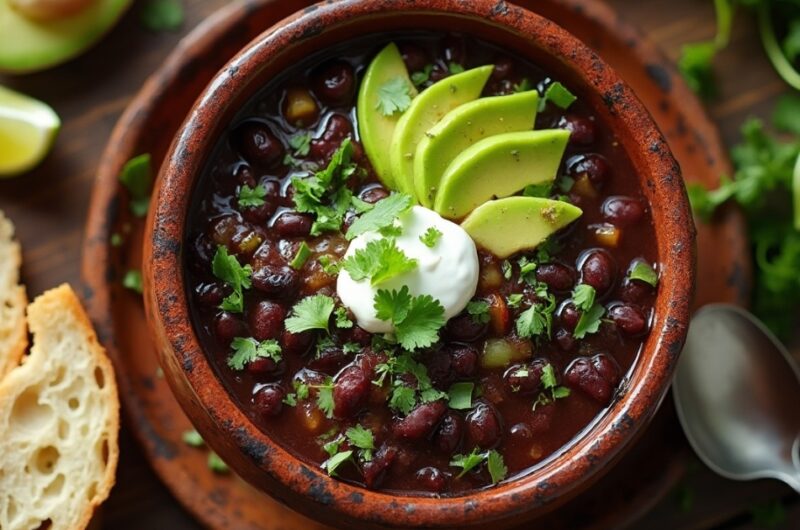 The Best Black Bean Soup Recipe