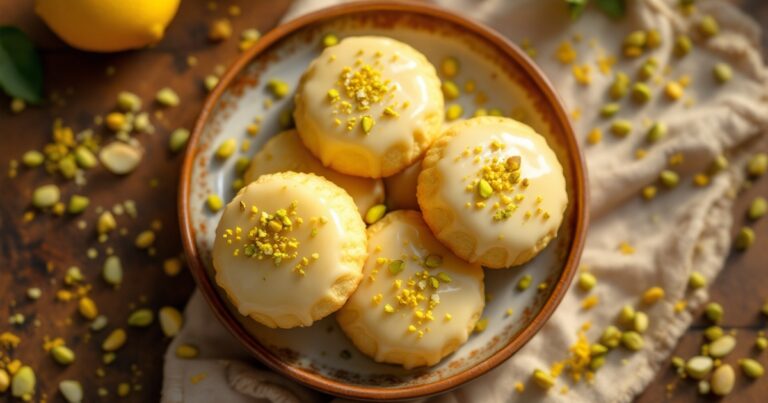 pistachio ricotta cookies