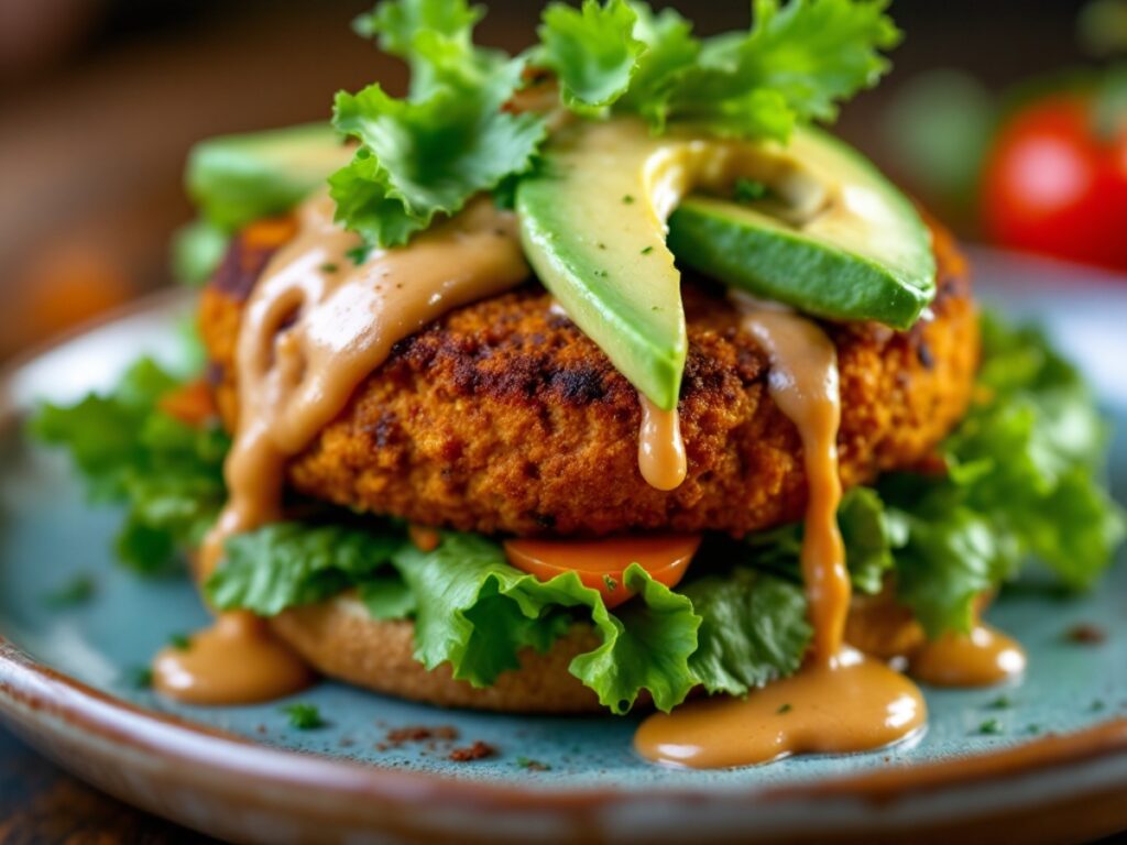 Sweet Potato Black Bean Burgers