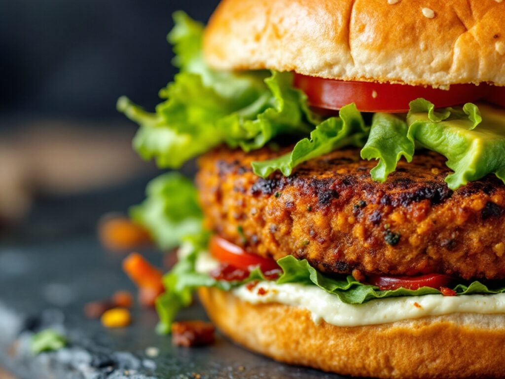 Sweet Potato Black Bean Burgers