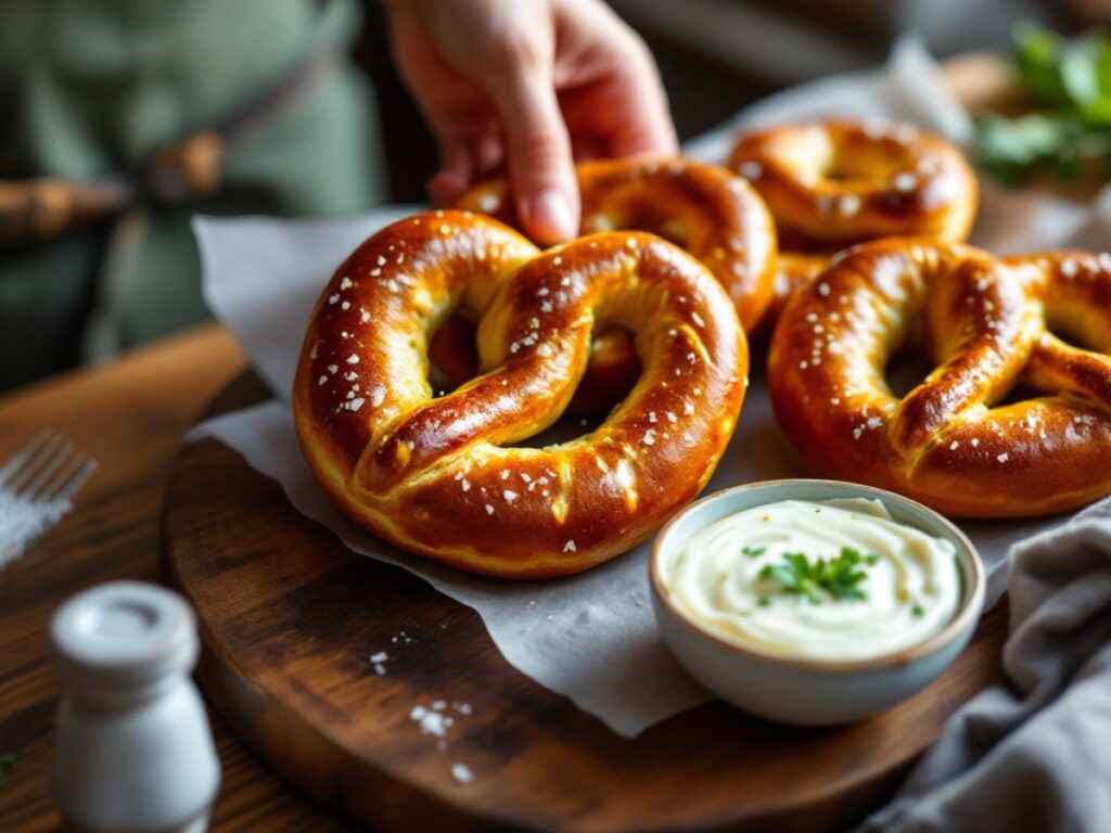 Sourdough Pretzels