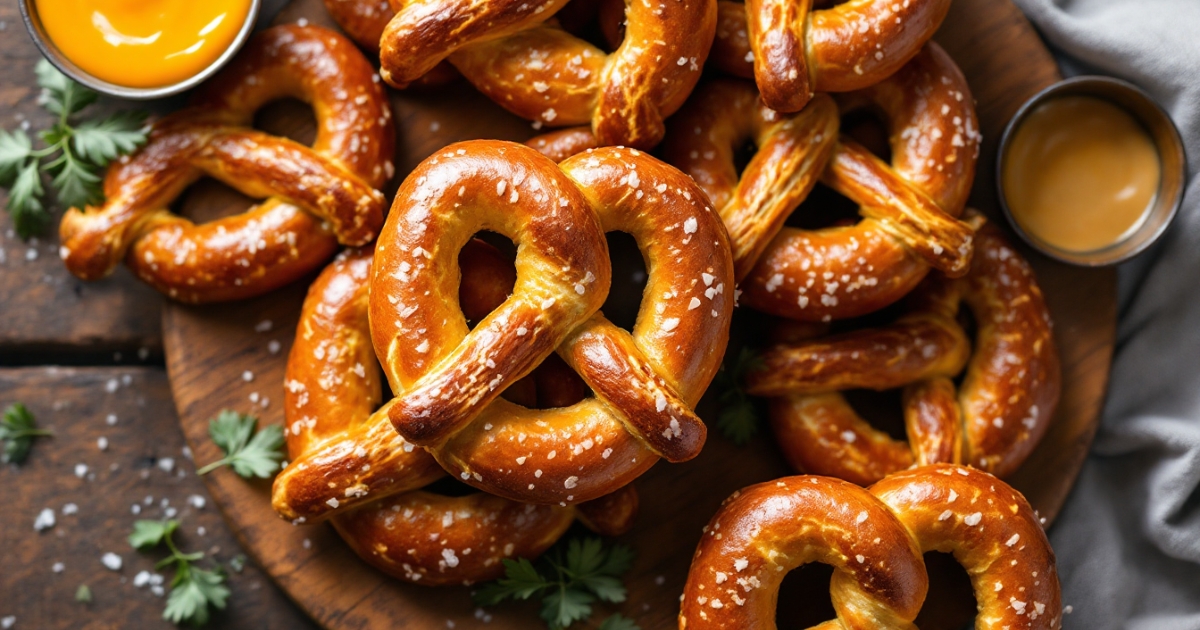 Sourdough Pretzels