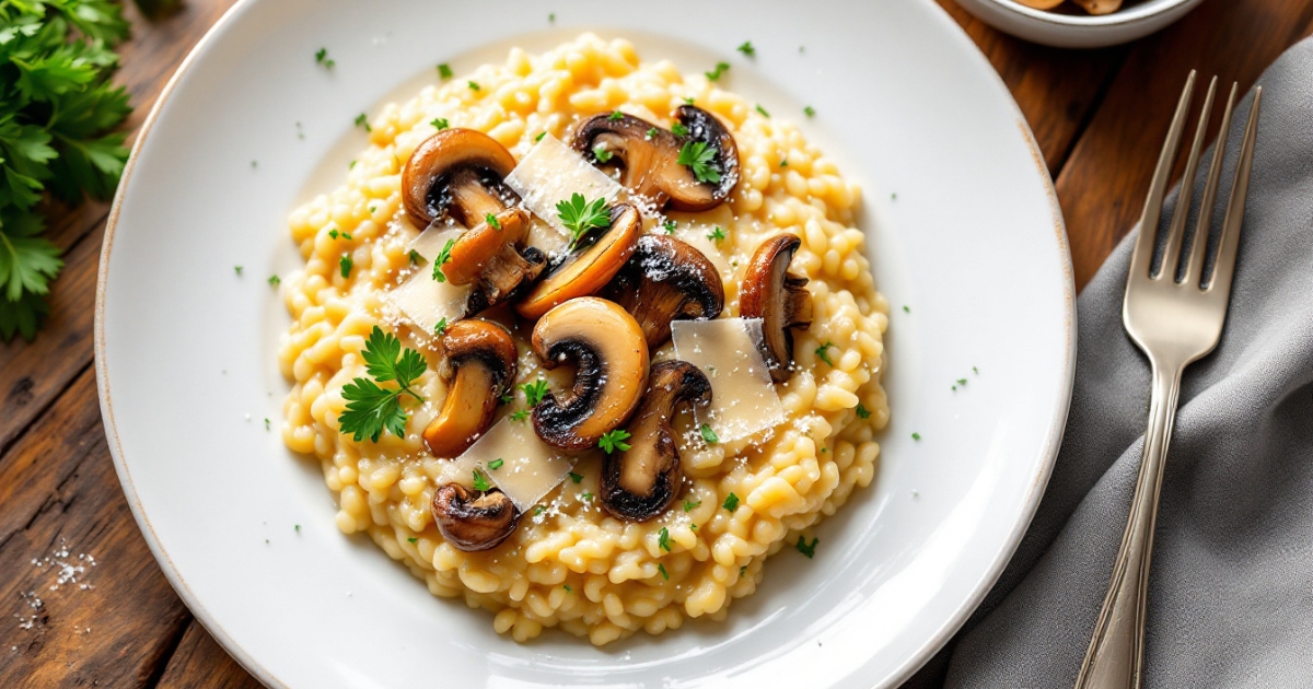 wild mushroom risotto