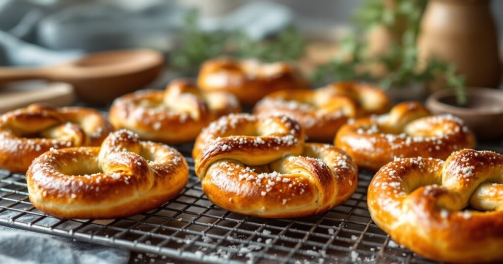 Sourdough Pretzels