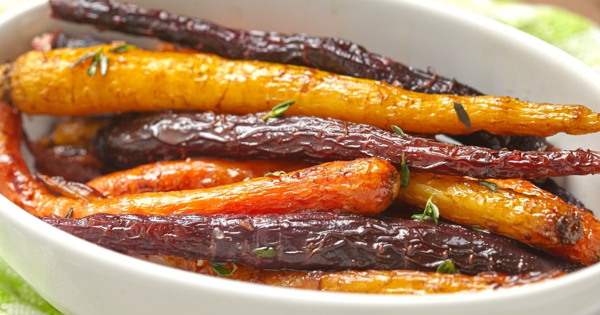 Roasted Rainbow Carrots