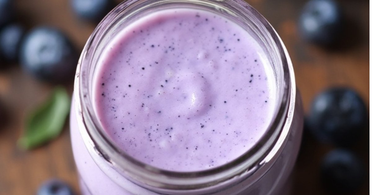 Homemade Blueberry Coffee Creamer