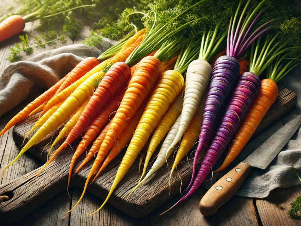 Roasted Rainbow Carrots