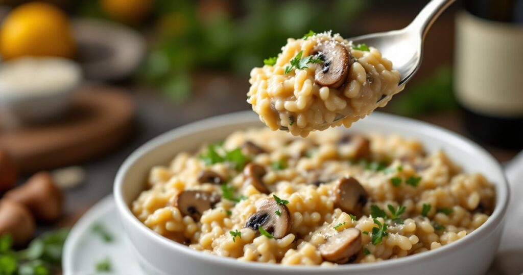 wild mushroom risotto