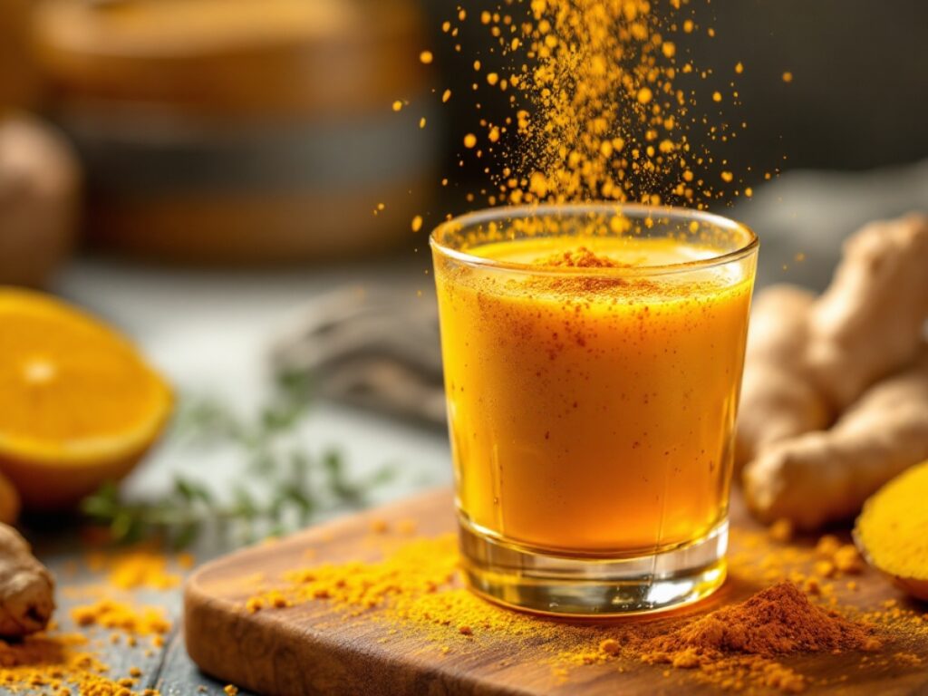 Spicy Ginger Turmeric Shots